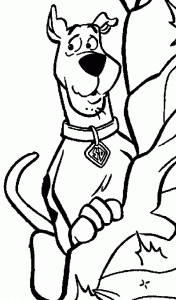 Scooby doo coloring pages for kids