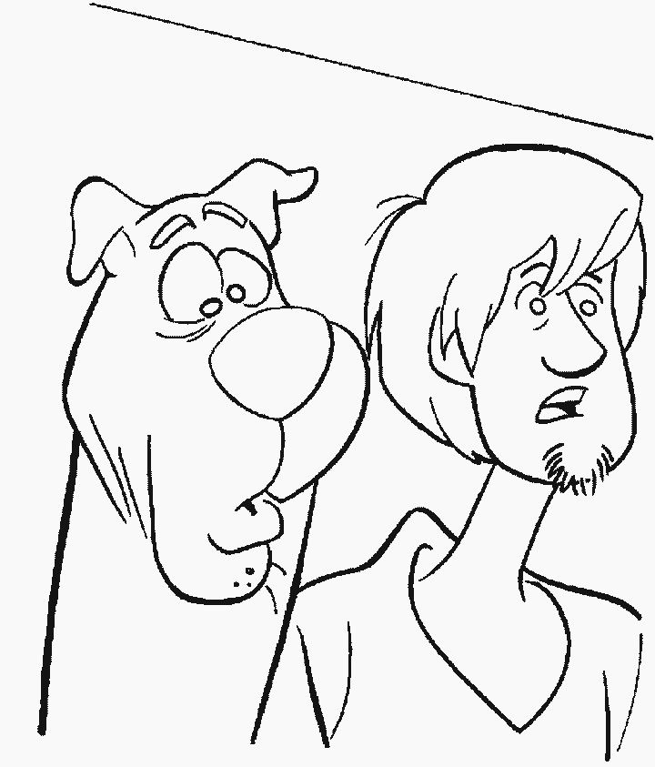 Best scooby doo coloring pages for kids