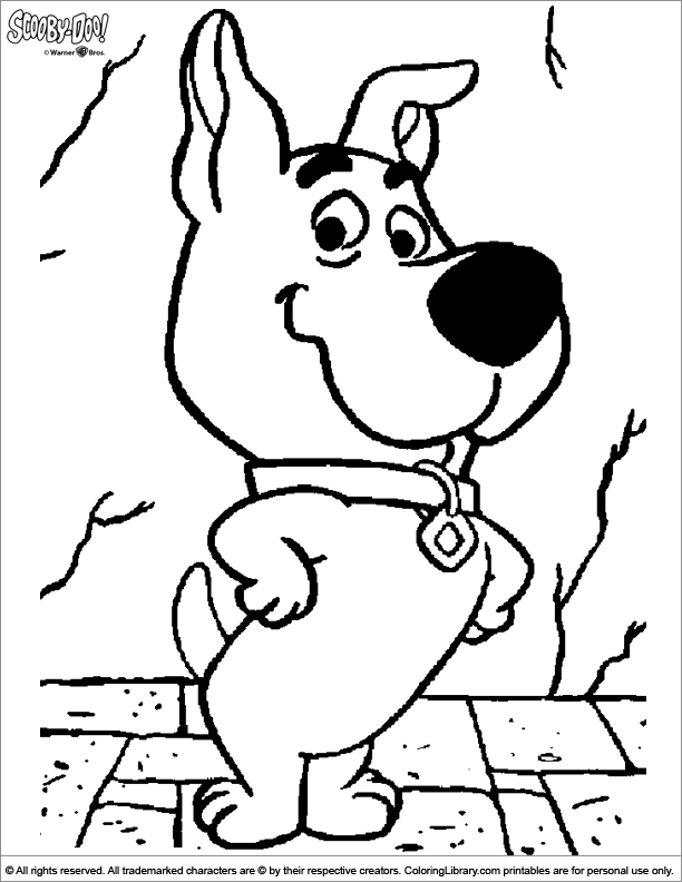 Fun coloring sheet