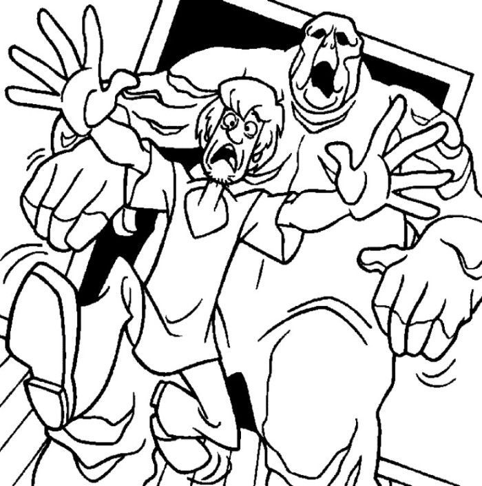 Scooby doo coloring printable