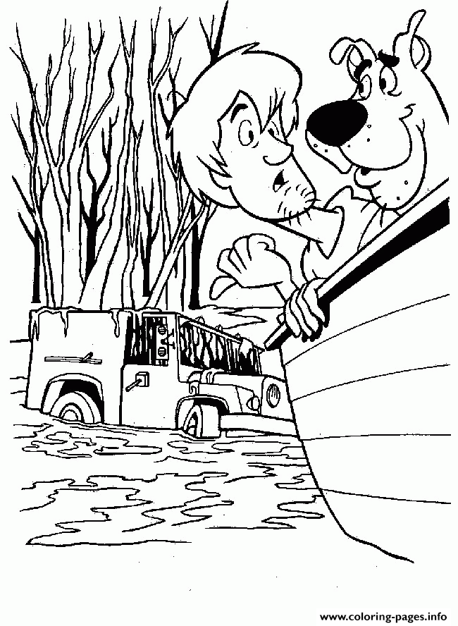 Halloween scooby doo coloring sheets freeaef coloring page printable