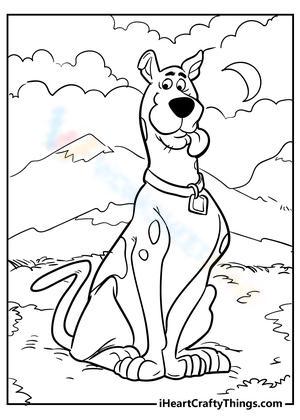 Free collection of scooby doo coloring pages for all ages