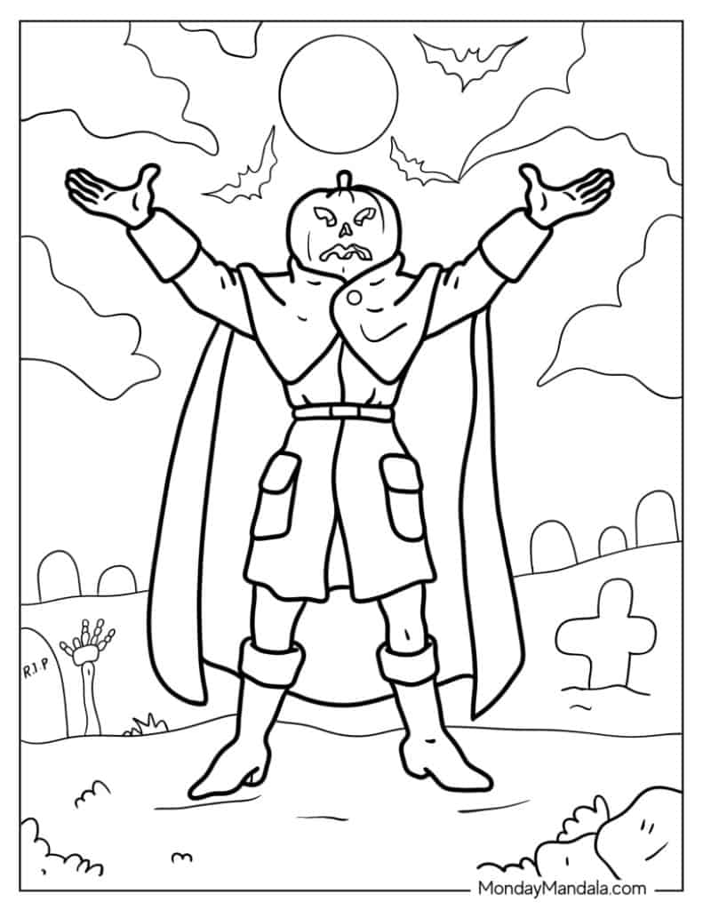 Monster coloring pages free pdf printables