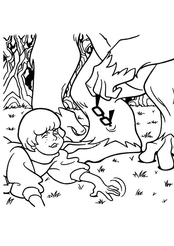 Free printable scooby mummy coloring picture assignment sheets pictures for child