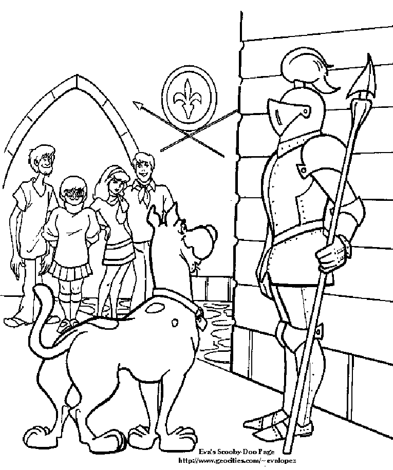 Coloring page scooby doo cartoons â printable coloring pages
