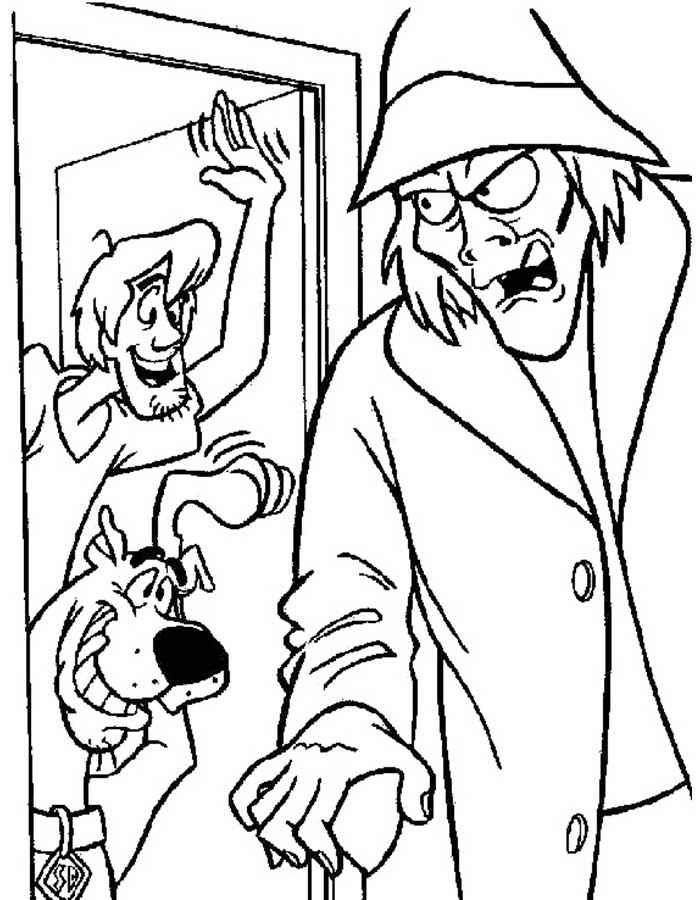 Scooby doo coloring pages pictures free printable