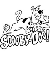 Scooby doo castle coloring page