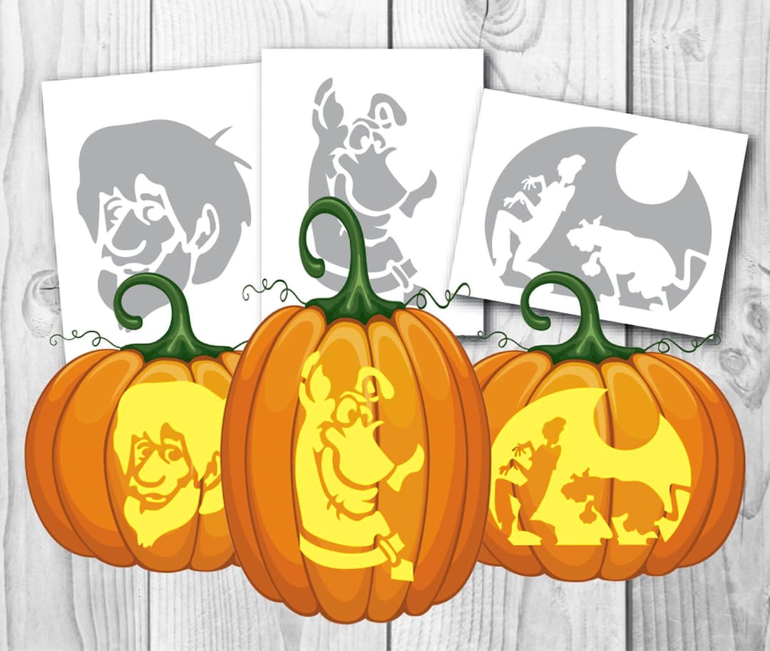Scooby doo pumpkin stencils