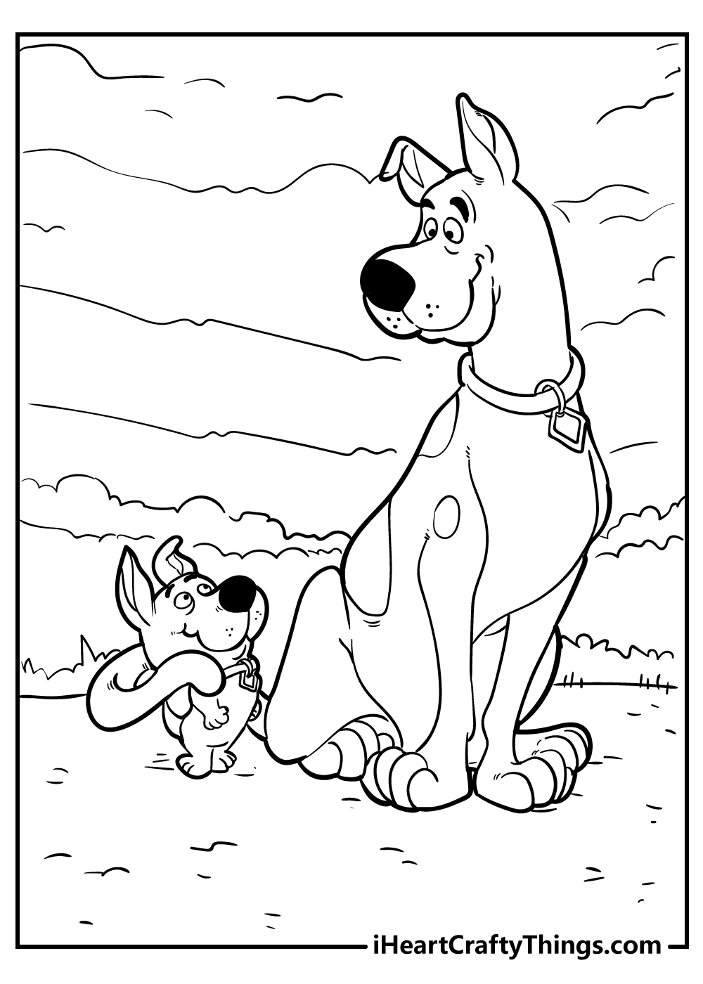 Scooby doo coloring pages free printables