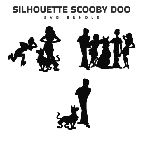 Silhouette scooby doo svg â