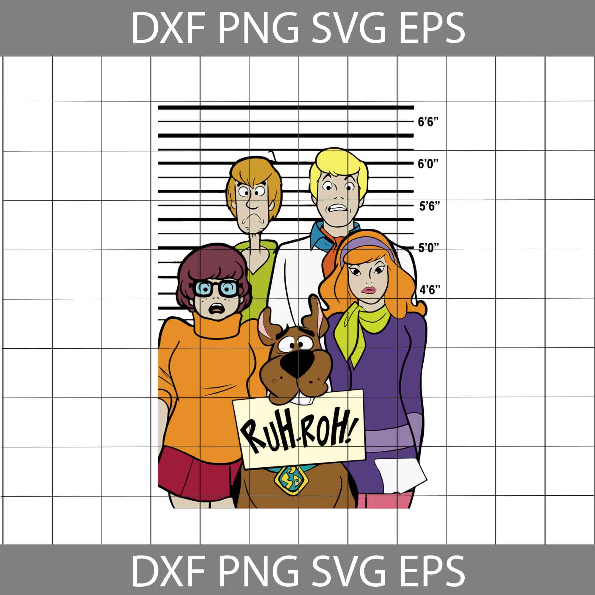 Scooby doo svg cartoon svg halloween svg halloween gift svg cricut file clipart svg png eps dxf