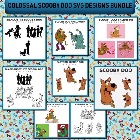 Colossal scooby doo svg designs bundle â