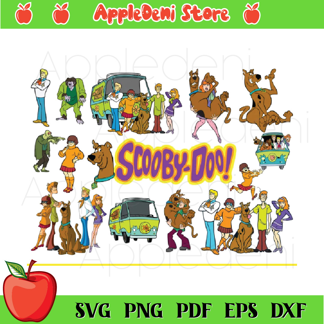 Scooby doo svg bundle