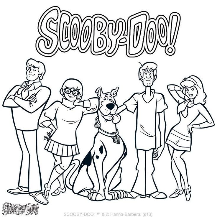 Scooby doo coloring pages