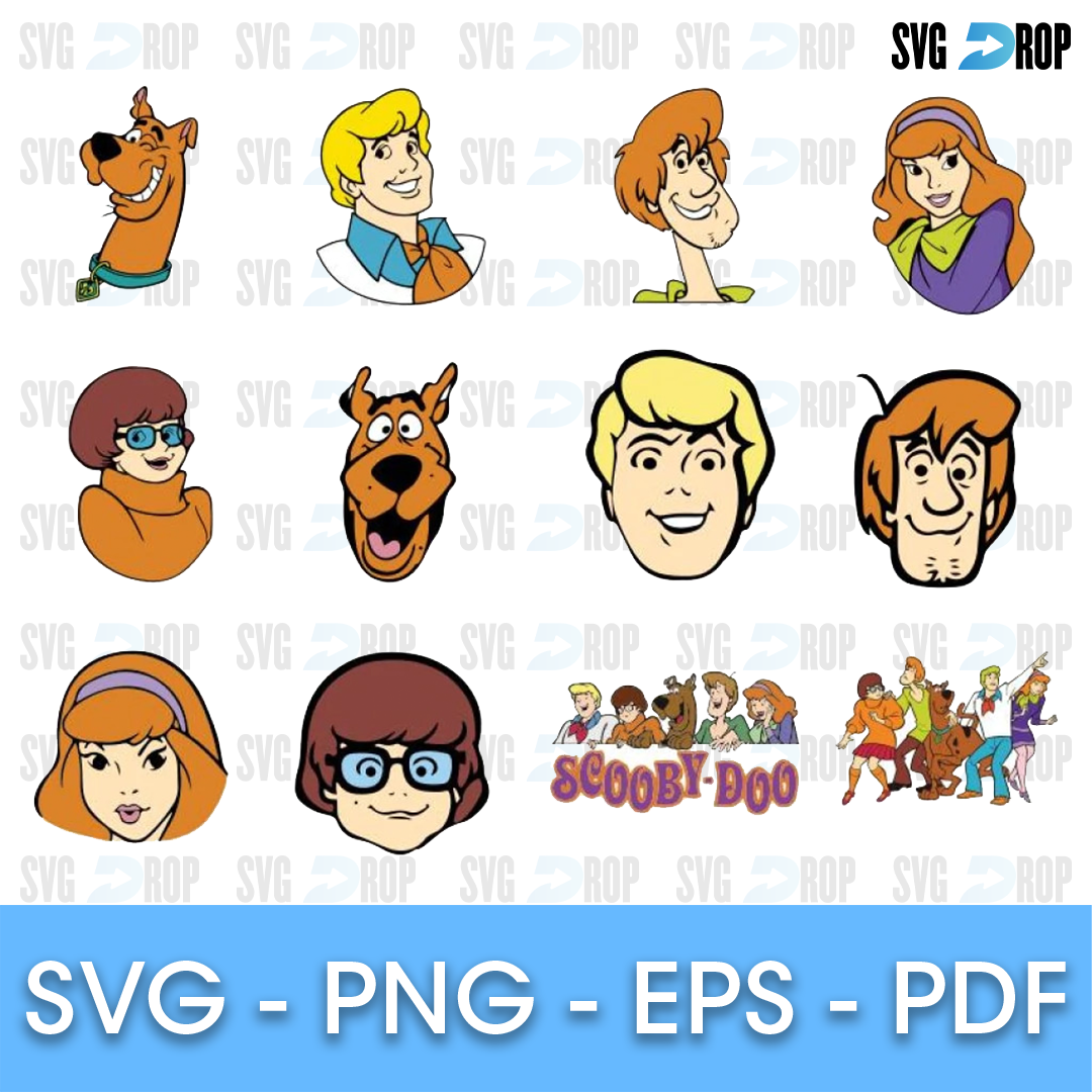 Scooby doo bundle svg svg drop