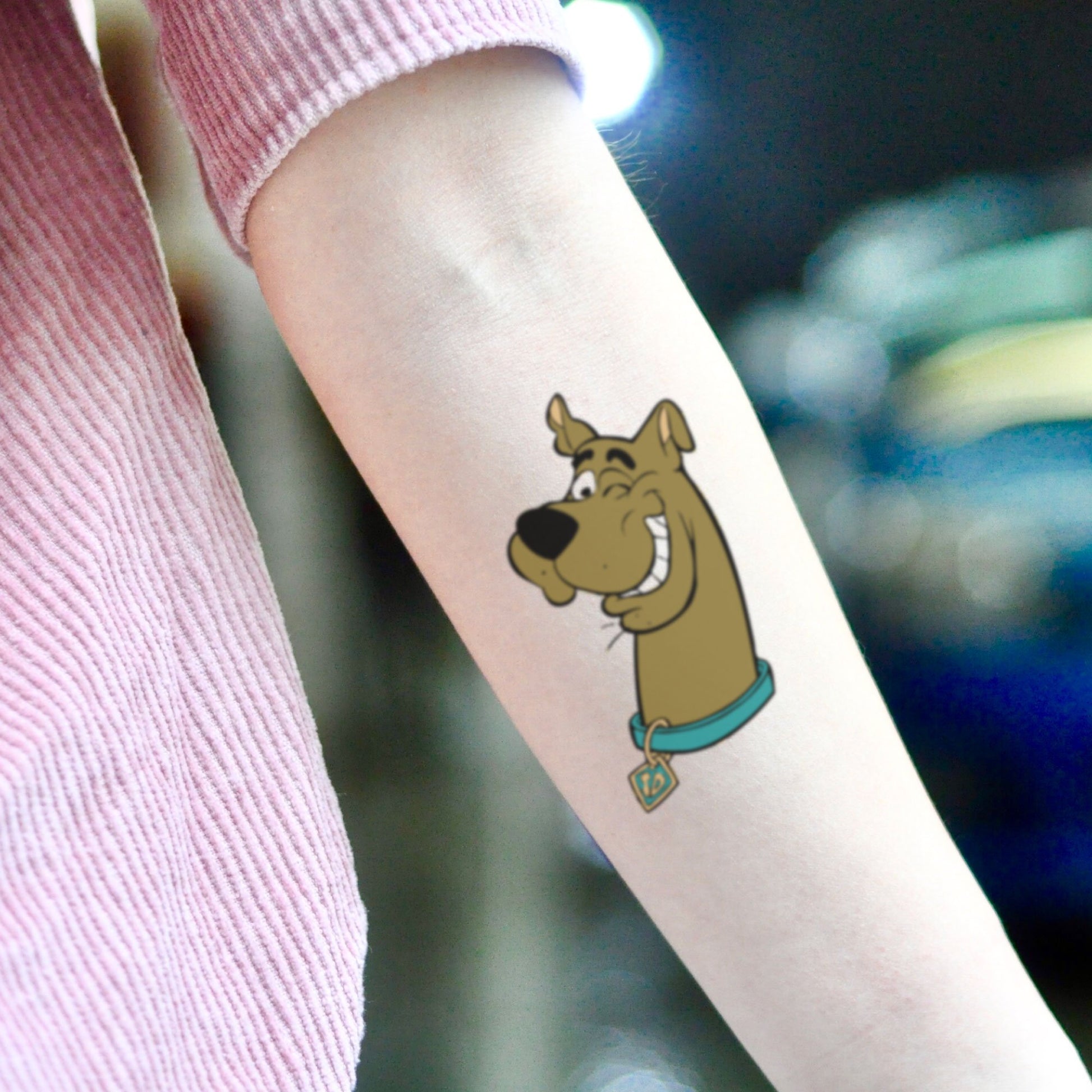 Scooby doo temporary tattoo sticker