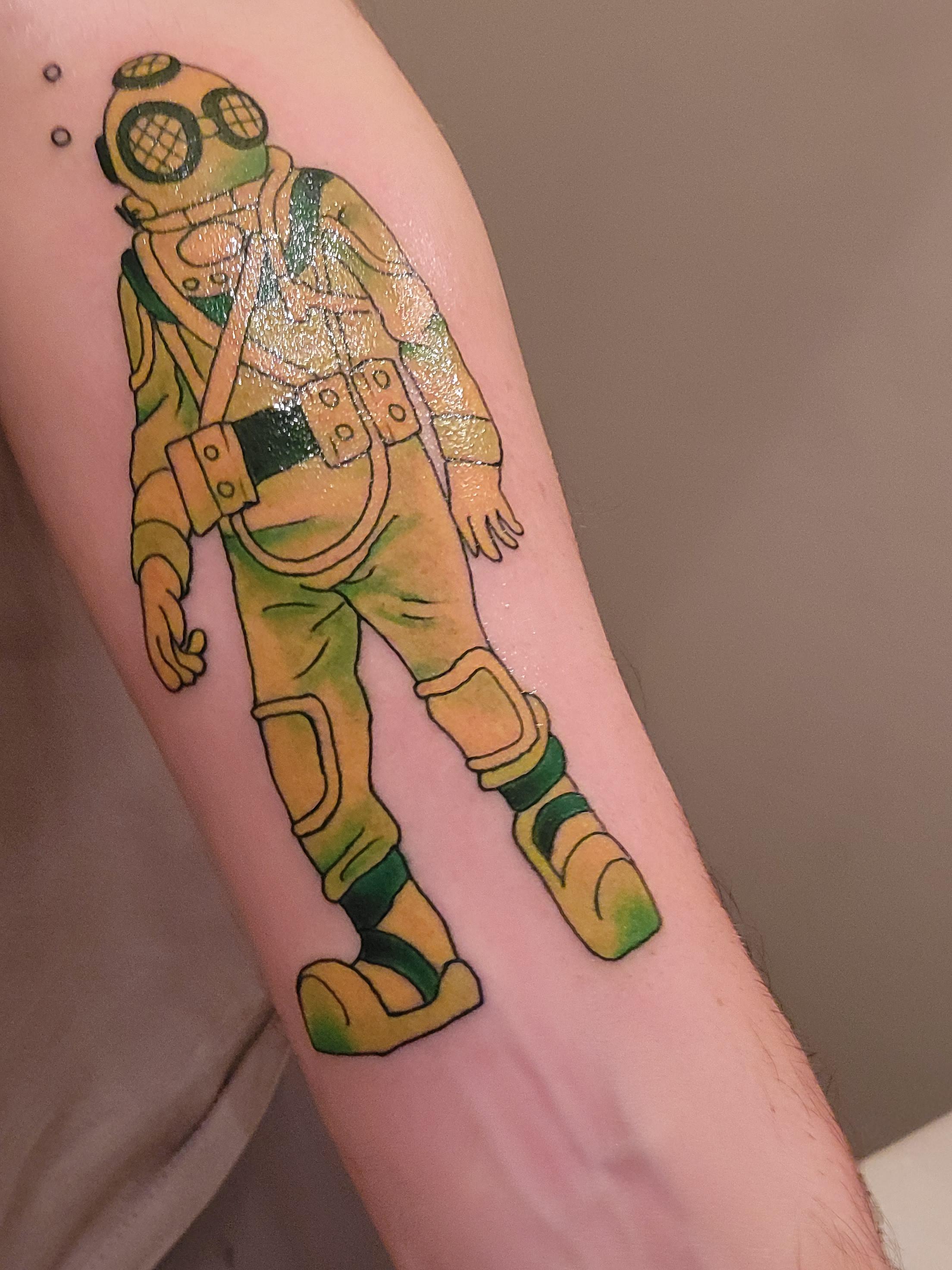 Got a tattoo of my favorite classic scooby doo ghost rscoobydoo