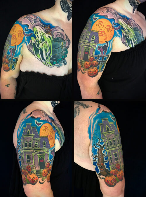 Halloween tattoo
