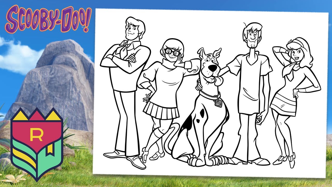 Coloring scooby doo