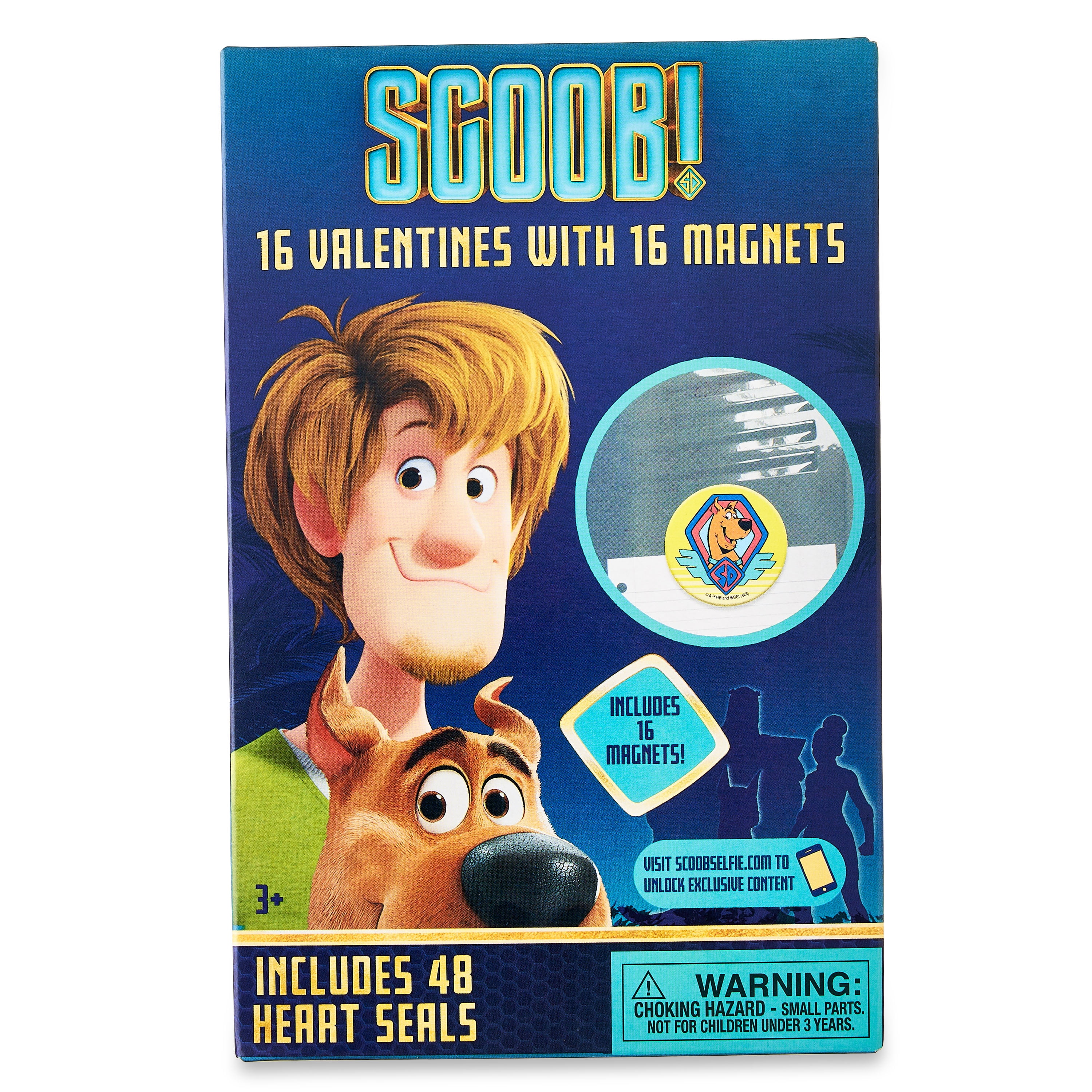 Way to celebrate scooby doo valentines day paper exchange cards kiddie cards magnet count multi