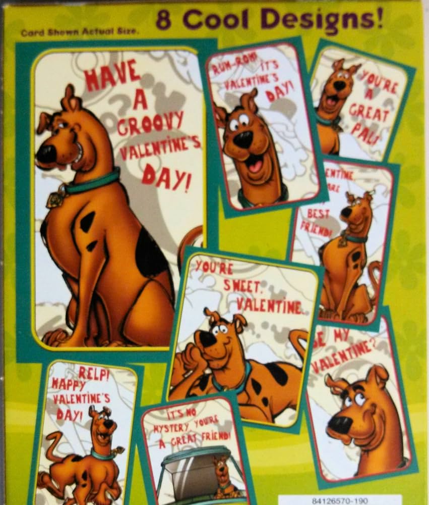 Scooby doo valentines cards