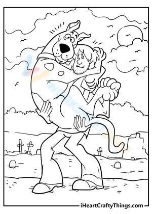 Free collection of scooby doo coloring pages for all ages