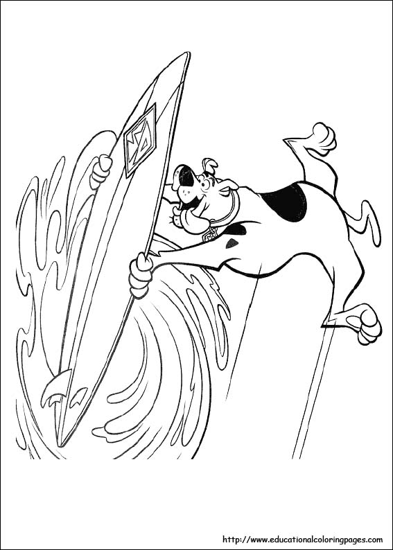 Scooby doo coloring pages free for kids
