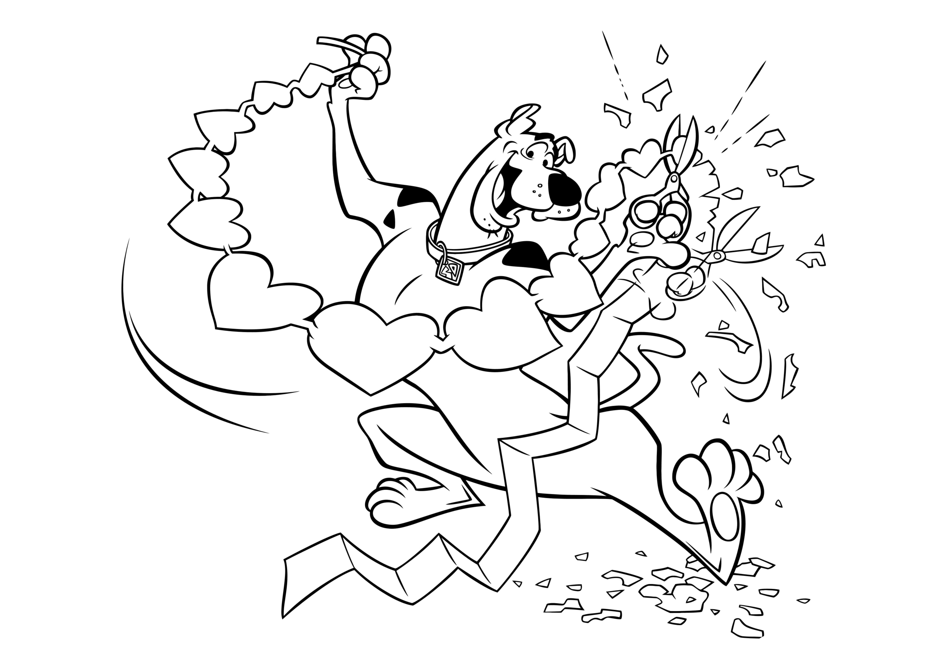 Coloring pages of scooby