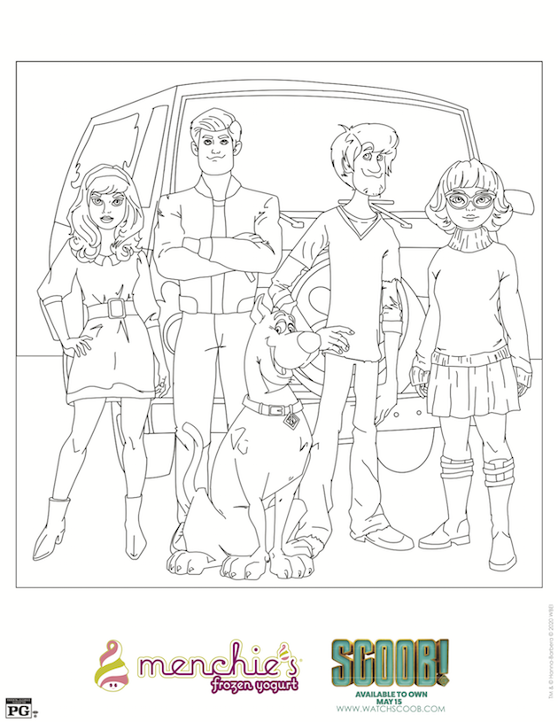Scoob printables and activity sheets