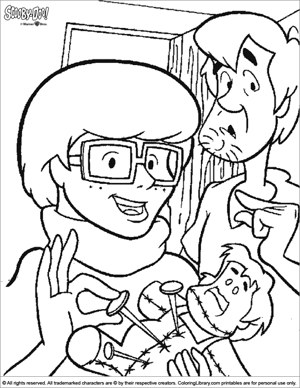 Coloring book page