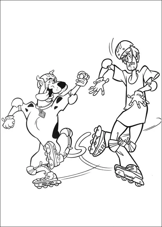 Scooby doo malvorlagen