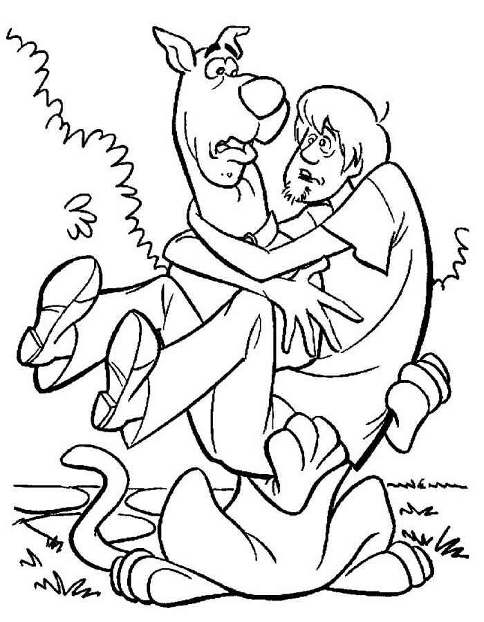 Scooby doo coloring pages pictures free printable