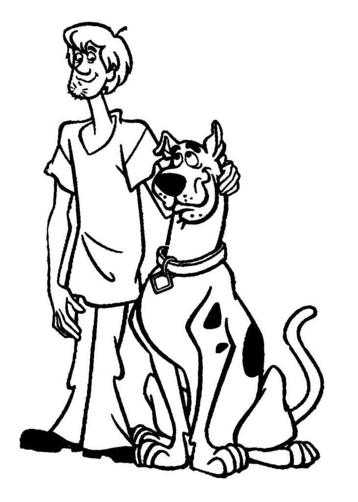 Scooby doo coloring pages