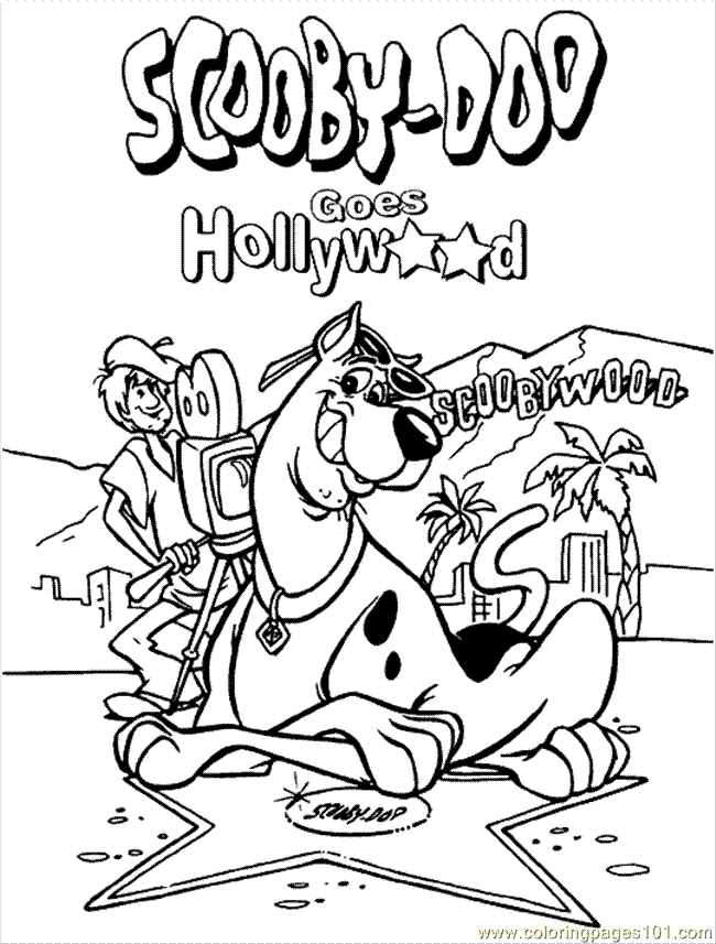 Scooby doo coloring pages