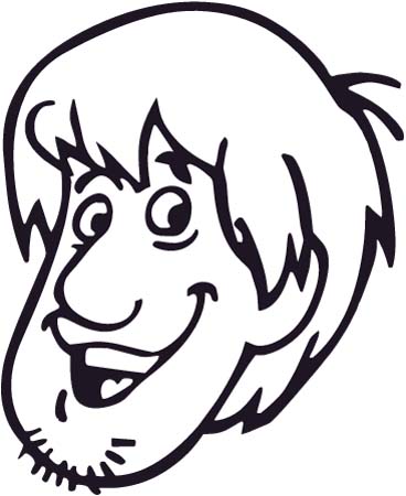 Scooby doo stickers shaggy