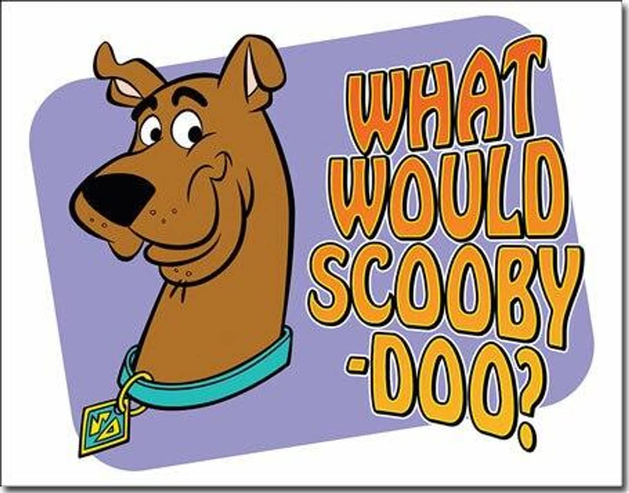 Desperate enterprises scooby doo tin sign