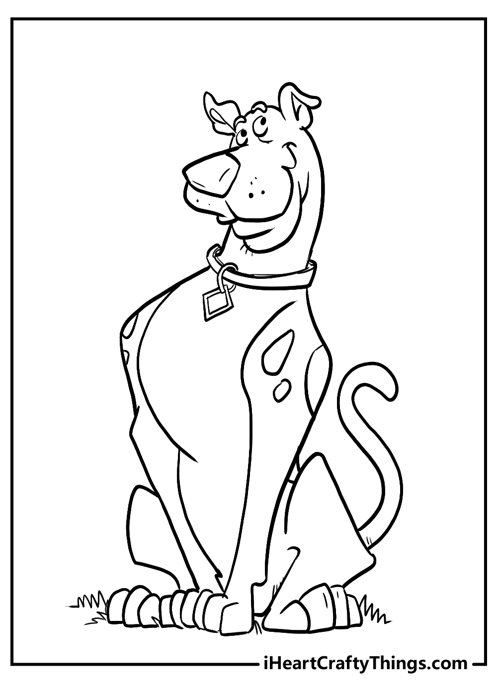 Scooby doo coloring pages free printables