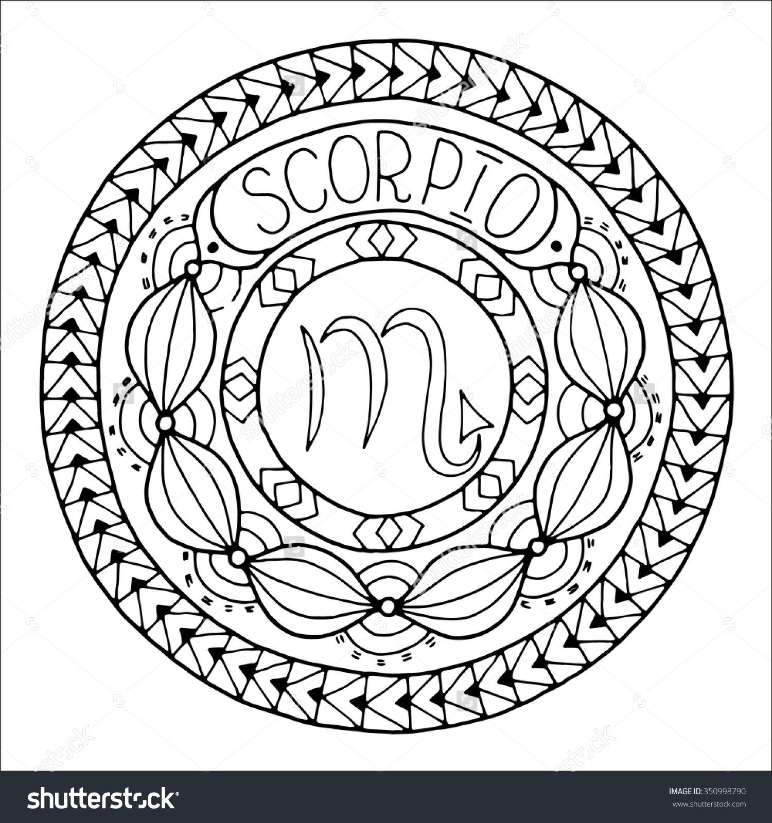 Zodiac sign scorpio constellation mandala ethnic stock vector royalty free shutterstock aquarius constellation tattoo zodiac signs colors zodiac signs scorpio