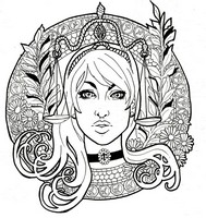 Anti stress coloring pages astrology