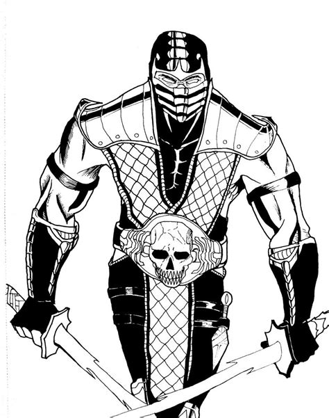 Mortal kombat srpion louring pages