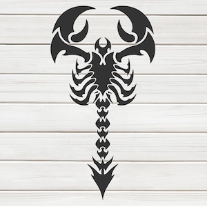 Scorpion stencil