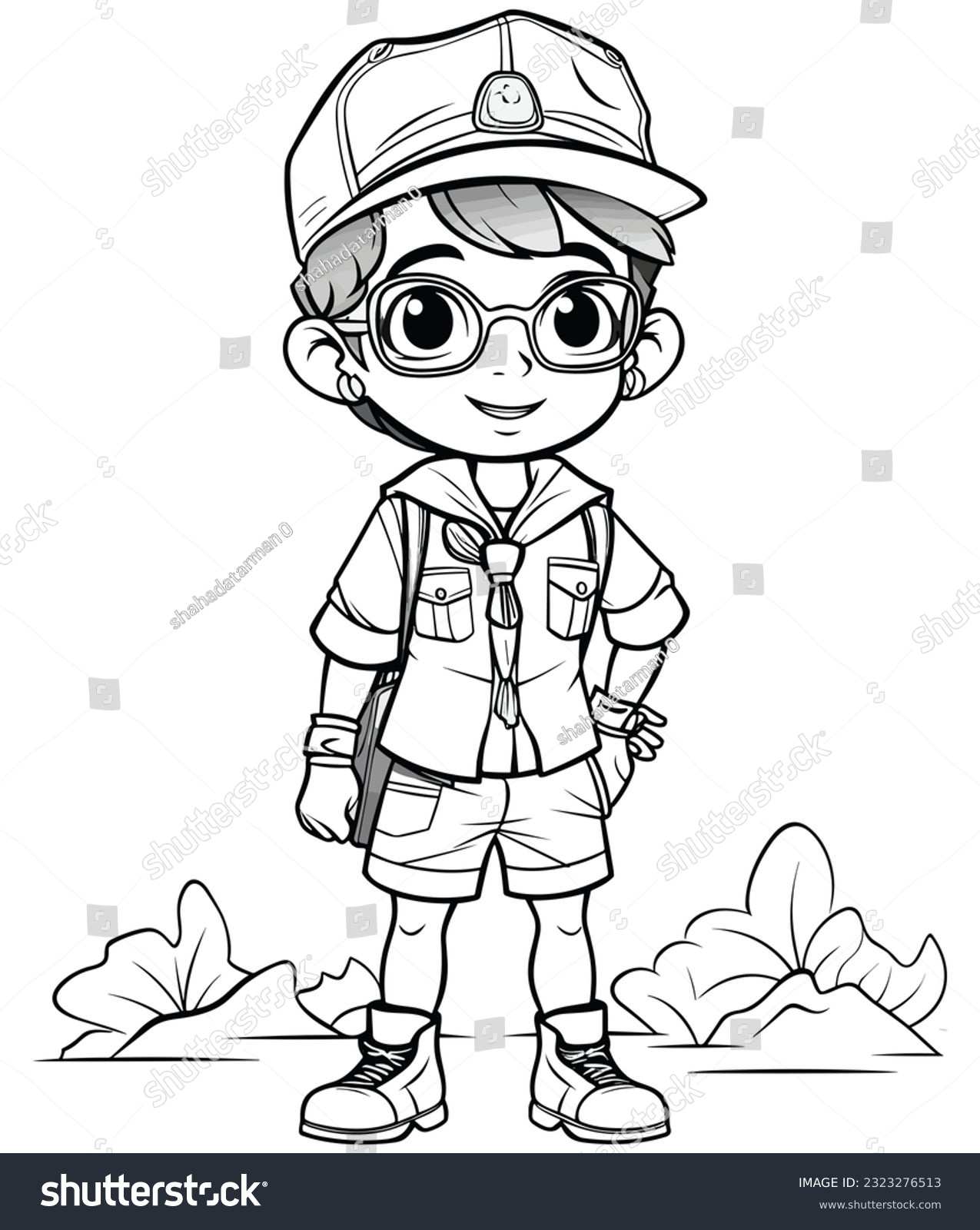 Scout kids vector design scout kids stock vector royalty free