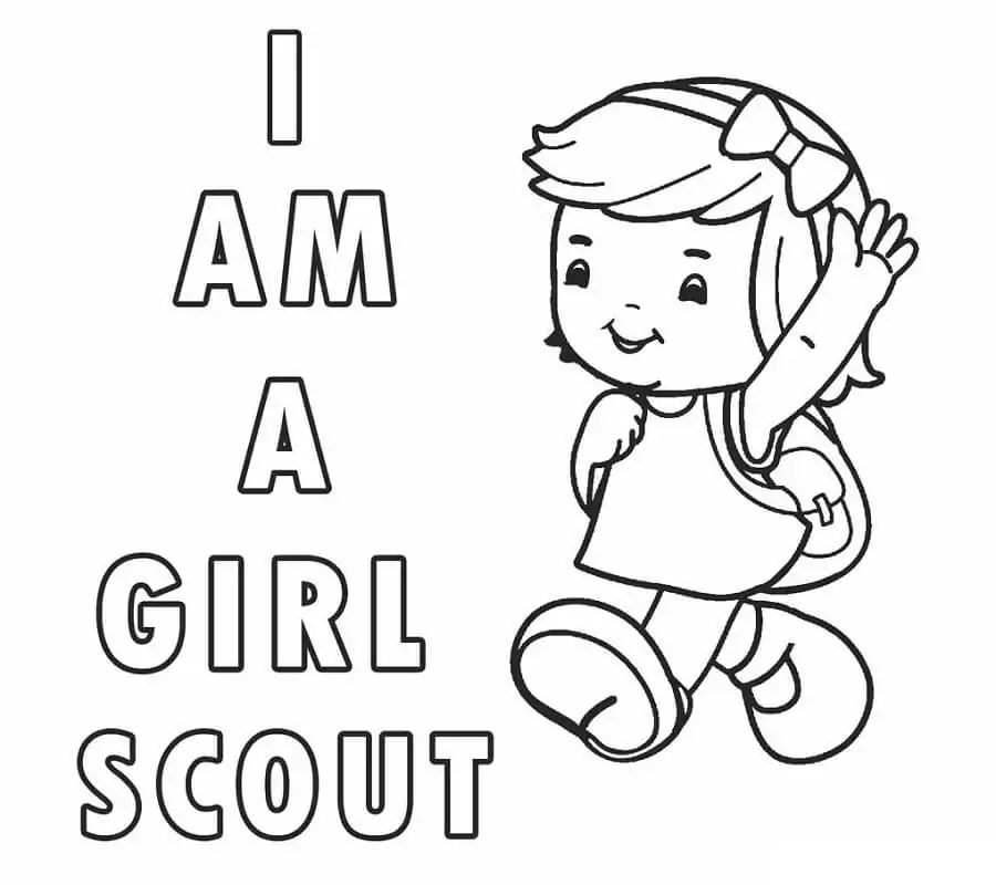 Girl scout malvorlagen