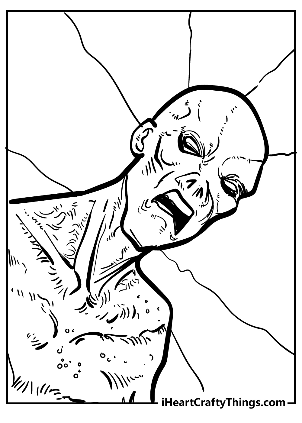 Creepy coloring pages free printables