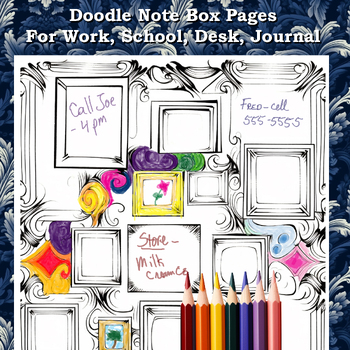 Scrapbook coloring pages tpt