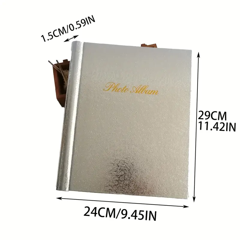 Large self adhesive photo album magnetic scrapbook blank