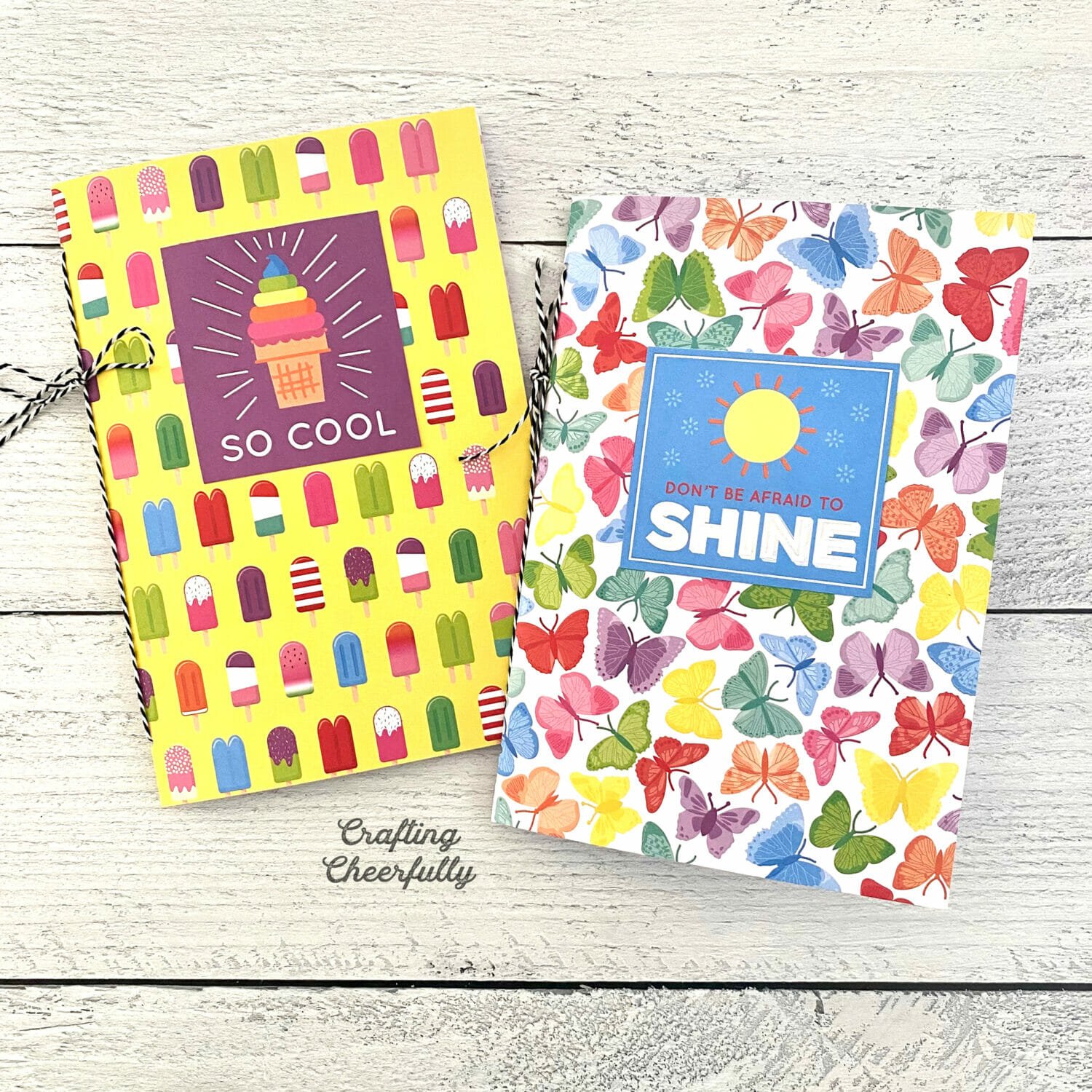 Diy journal for kids using scrapbook paper