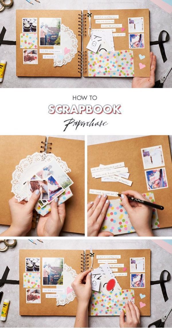 Diy heart touching scrapbook ideas