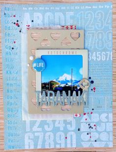 Color blue on scrapbook pages ideas scrapbook pages scrapbook scrapbooking layouts