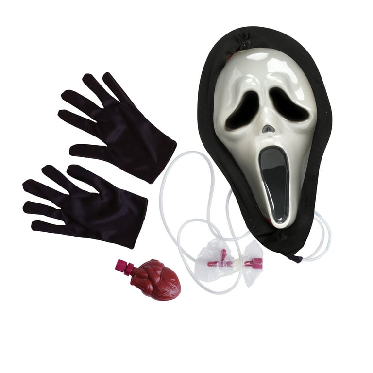 Scream boys bleeding ghost face scary halloween costume fun world size l